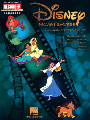 Disney Movie Favorites For Recorder Av Hal Leonard Publishing Corporation