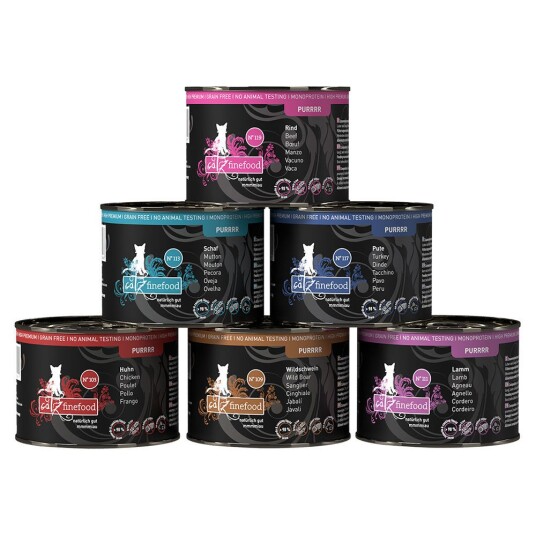 catz finefood Purrrr - Miks 1 (kylling, villsvin, lam, får, kalkun, okse) catz finefood Purrrr - Miks 1 (kylling, villsvin, lam, får, kalkun, okse)