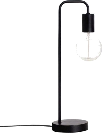 Bordlampe Boliginnredning Keli Skrivebordslampe Sort 45 Cm
