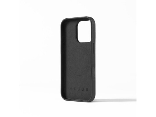 Mujjo Lærveske for iPhone 16 Pro med MagSafe - Svart