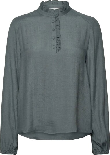 Rosemunde Rwmarseille Ls Blouse Grey 42