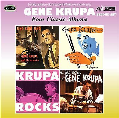 MediaTronixs Gene Krupa : Five Classic Albums: Sing Sing Sing/Gene Krupa Quartet/Krupa Pre-Owned