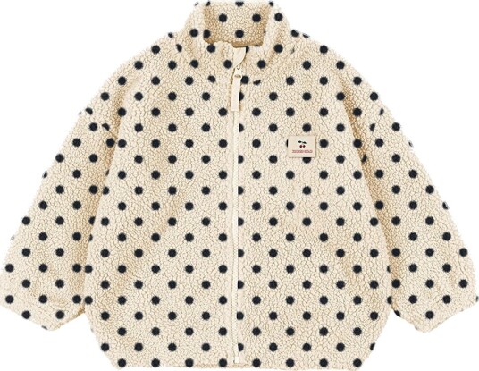 Konges Sløjd Fleecejakke Teddy Jody Dot Lumiere Konges Sløjd 9 10 år (134 140) Fleecejakke Beige Blå Grønn Hvit Rød Svart
