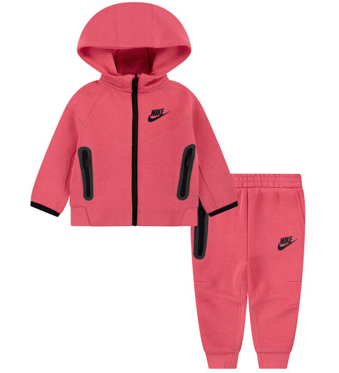 Nike Joggedress Tech Cardigan/Joggebukse Aster Rosa 12 md Joggedress 80