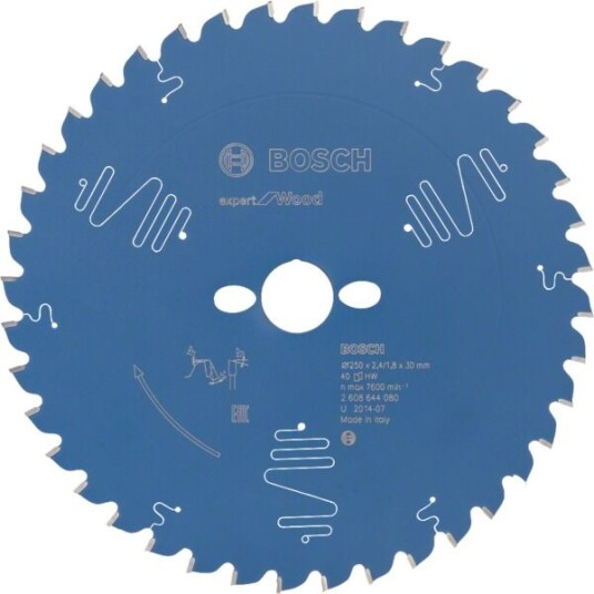 Bosch Sirkelsagbl 250x30x2.4mm 40t Exp Wo