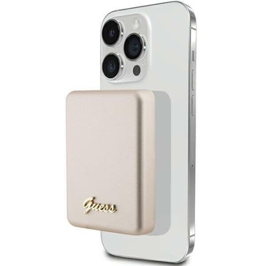 Guess Induction Powerbank 5W Gupbm3algsgd 3000Mah Gull/Gull Magsafe Metal Script Logo
