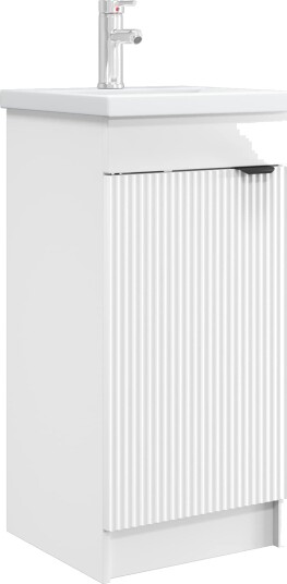  Badmøbel med vask Hvit 42 x 40 x 84,5 cm Konstruert tre