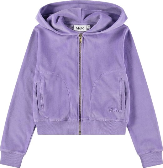 Molo Cardigan Velur   Milla   Fiolett   Molo   7 år (122)   Cardigan   Lilla