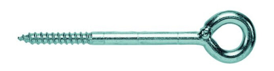 Fischer 8x80 mm Øyeskrue Galvanisert Universalkrok for Innendørs Bruk