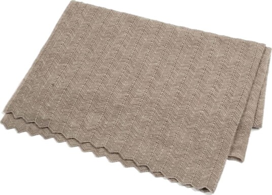 Smallstuff Strikket Babyteppe Nature