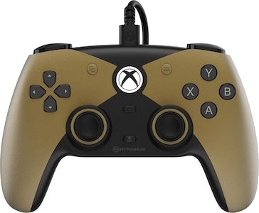 Hyperkin Competitor kablet Xbox-kontroller (gull) Hyperkin Competitor kablet Xbox-kontroller (gull)