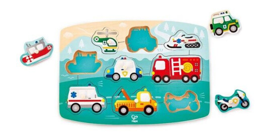 Hape Emergency Peg Puzzle