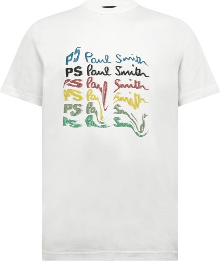 PS Paul Smith Mens Reg Fit T Shirt Ps Paul Smith 02_OFF WHITE XS