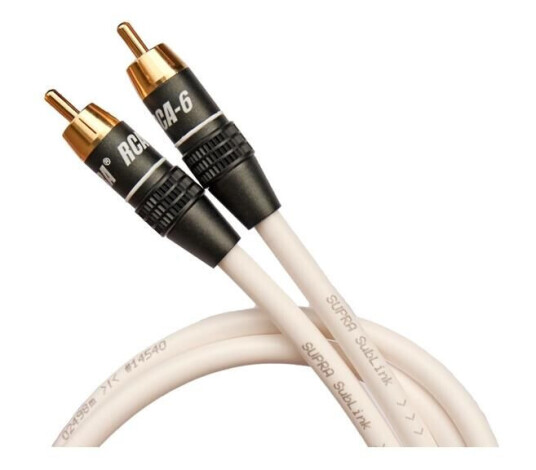 Supra Kabel Sublink-Rca Subwooferkabel 8 Meter Supra Kabel Sublink-Rca Subwooferkabel 8 Meter
