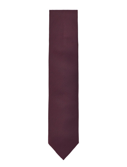 Lindbergh Black Polyester Tie 7 Cm Burgundy ONE SIZE Lindbergh Black Polyester Tie 7 Cm Burgundy ONE SIZE