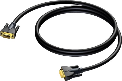 Procab D-Sub Vga Til D-Sub Vga 15 M Svart Clv114/15 Procab D-Sub Vga Til D-Sub Vga 15 M Svart Clv114/15