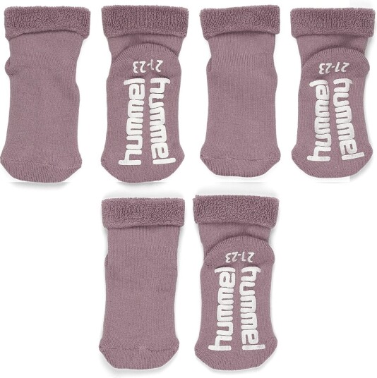 Hummel Hmlmini Non Slip 3-Pack Sock - SEA FOG - 18/20