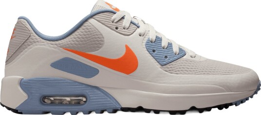 Nike Air Max 90 G Golfsko herre Moon Particle Safety Orange Light Bone