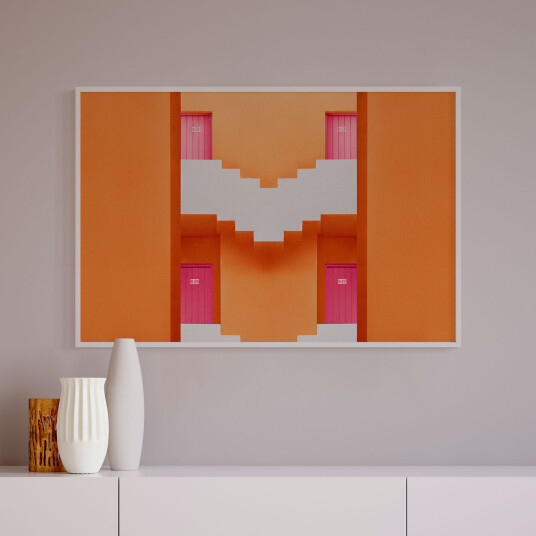 La Muralla Roja no. 4 av Camilla Schmidt La Muralla Roja no. 4 av Camilla Schmidt