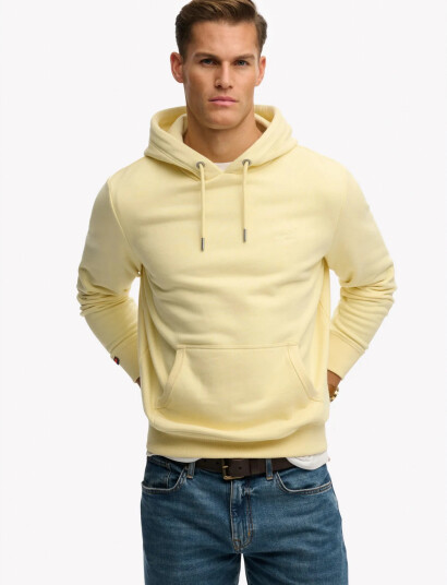 Superdry Essential Logo Hoodie Hb Yellow XXL Superdry Essential Logo Hoodie Hb Yellow XXL
