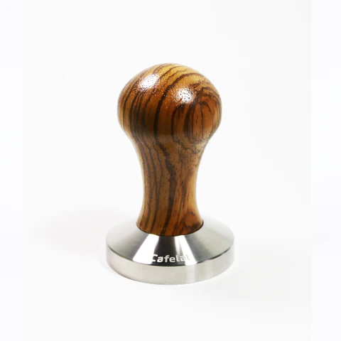 Cafelat Espresso Zebra Wood Tamper - 50mm