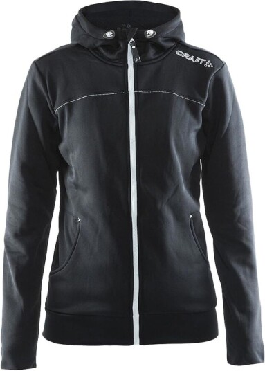 Craft Leisure Full Zip Hood W Genser Black S