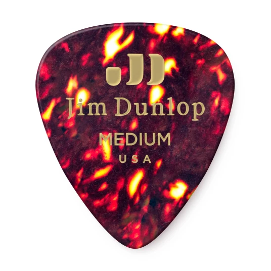 Dunlop Genuine Celluloid Medium White Picks Pack of 12 Dunlop Genuine Celluloid Medium White Picks Pack of 12