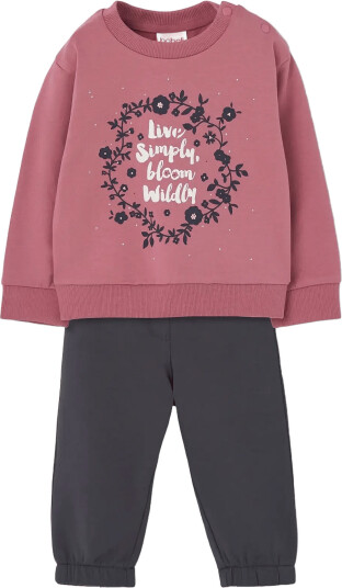 Boboli Set Fleece For Girl Bci Pink 86