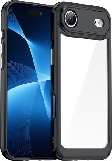 Hurtel Outer Space Deksel for iPhone 17 Air Sort Transparent
