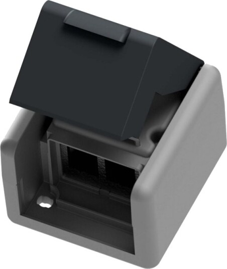 Easylan Cu Fixlink Overflatemonteringsboks For Nettverk Ip44 Antrasittgrå Lysegrå 2 Porter Easylan Cu Fixlink Overflatemonteringsboks For Nettverk Ip44 Antrasittgrå Lysegrå 2 Porter