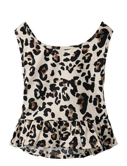 Name It Nkfflaring Sl Cropped Top Multi/patterned 122 128 Name It Nkfflaring Sl Cropped Top Multi/patterned 122 128