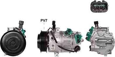 AC-kompressor VAN WEZEL 8201K741
