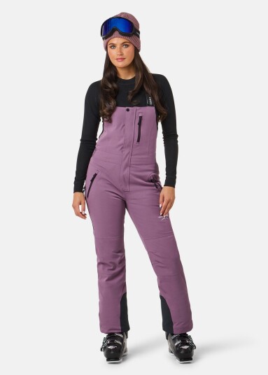 Swedemount Cervinia Bib Pants W Dk. Mauve/Dk. Plum 40 Overdragsbukser Swedemount Cervinia Bib Pants W Dk. Mauve/Dk. Plum 40 Overdragsbukser