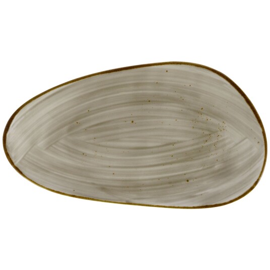 Vega Serveringsfat Nebro asymmetrisk 17x10x3 cm  Grå 6 Stykk / Forpakning