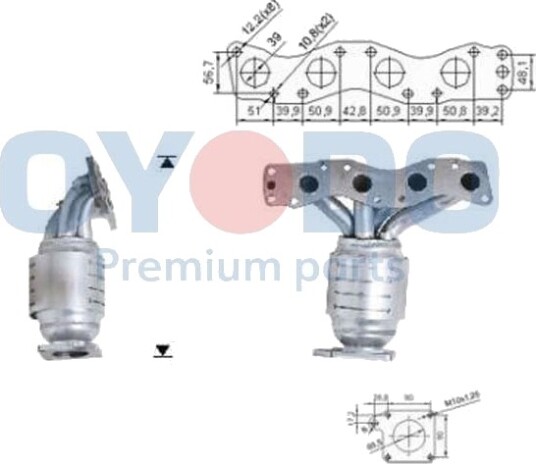 Katalysator Oyodo 10N0159 OYO
