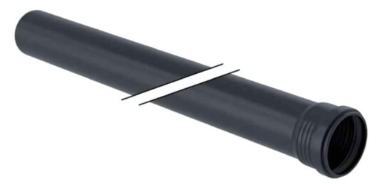 Geberit Silent Pro Rør med en Muffe Pp mx 1 Måler 110mm / Meter