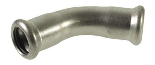 Vsh Fabrieken Xpr stainless elbow e 45 deg. ff 88.9 Vsh Fabrieken Xpr stainless elbow e 45 deg. ff 88.9