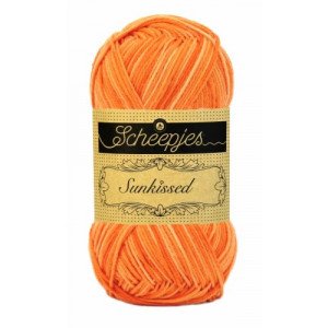 Scheepjes Sunkissed Garn Print 12 Beach Hut Oransje