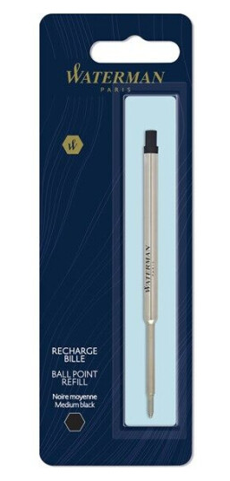 Waterman Ballpoint Pen Refill  Medium Point  Svart Ink  1 Count