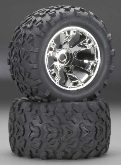 Traxxas 5674 Maxx Tires On Geode Wheels 2 Traxxas 5674 Maxx Tires On Geode Wheels 2