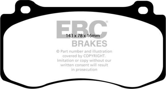 Bremseklosser EBC Brakes DP41764R