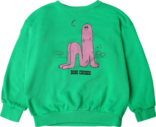 Bobo Choses Bobo Choses Long Puff Sweatshirt Green 148