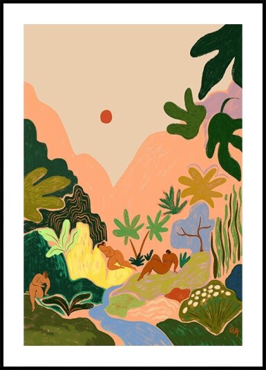 Lost In Paradise No2 Plakat / 50x70cm