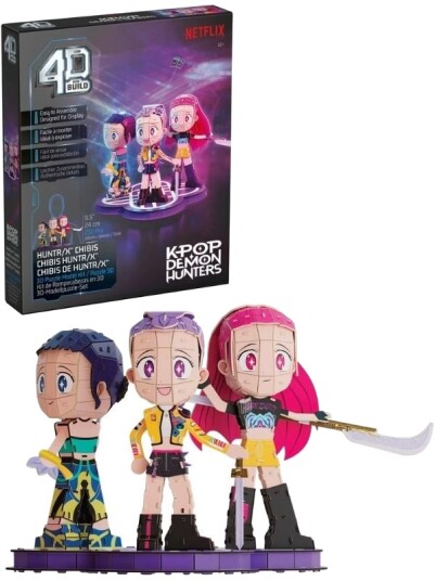 Demon Hunters Kpdh 4D Build Huntrix Chibi Set Multi/patterned ONE SIZE