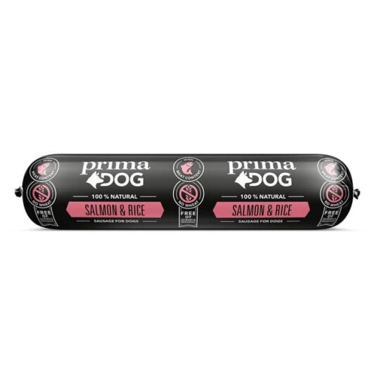 Primadog Sausage Salmon & Rice 800 G
