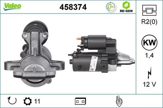 VALEO 458374 Starter