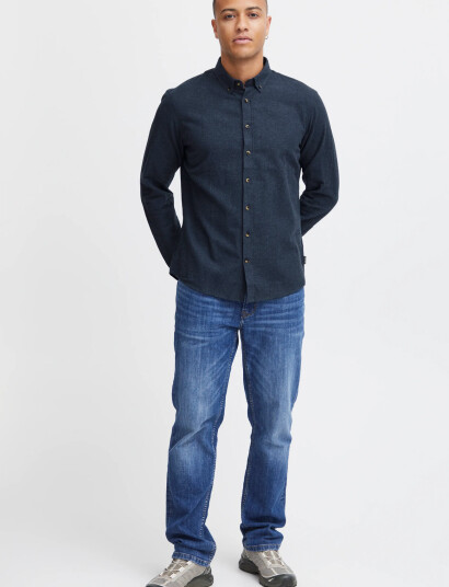 Blend Bhburley Shirt Noos - Navy - S