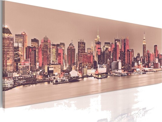Bilde New York City Of Light 120x40 Artgeist sp. z o. o.