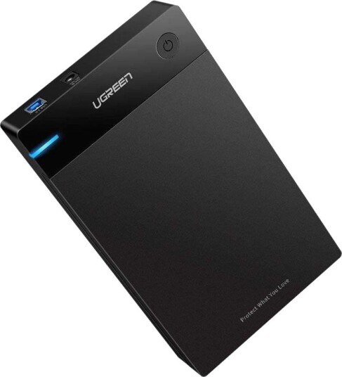 Ugreen 50422 Harddiskkabinett for 2.5''/3.5'' SATA HDD/SSD 5 Gbps Svart Ugreen 50422 Harddiskkabinett for 2.5''/3.5'' SATA HDD/SSD 5 Gbps Svart