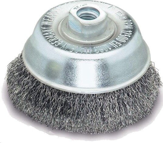 Lessmann Koppbørste Bølget 100mm M14 Stål 0.35 Lessmann Koppbørste Bølget 100mm M14 Stål 0.35